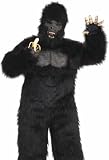 Forum Mens Big Gorilla Mascot Adult Animal Halloween Costume