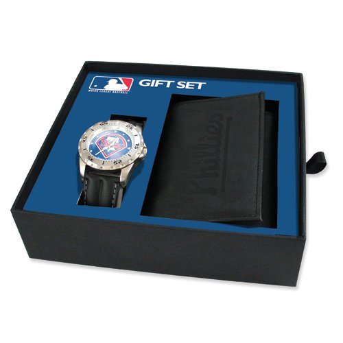 Mens MLB Philadelphia Phillies Watch & Wallet Set