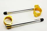 Neverland-motor Motorcycle 41mm Handle bar Handlebars Clip on ons For Honda CBR600F2/F3 1991-1998,HT650 Hawk 1988-1990,VFR750 1990-1997,CBR1000 1992-1996,CB-1 1989-1990,VTR1000 1988-2002,VTR1000 Superhawk1988-2002/BMW Strodo all years/Kawasaki ZX6/6R 199