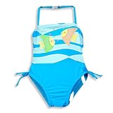 Sand N Sun - Infant Girls One Piece Swimsuit, Blue