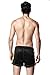 SILKWORLD Men's Mesh Athletic Running Shorts with Pockets (X-Large, 101-Black)