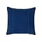 Denim Square Pillow - Blue