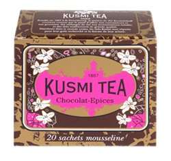 Kusmi Spicy Chocolate Teabags, 1.55-Ounce Boxes (Pack of 2) by Kusmi