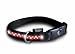 Pet Supplies : Visiglo Red Paws Glowing Safety Collar - 13 to 20 inches