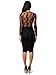 made2envy Allover Lace Long Sleeves Deep V Neck Open Back Dress
