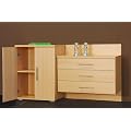 2-2-4-467: Kommode - Anrichte - Sideboard - buche - made in BRD