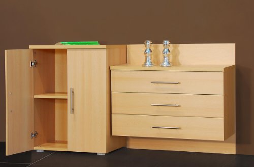 2-2-4-467: Kommode - Anrichte - Sideboard - buche - made in BRD