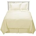 450-Thread-Count Damask Stripe Bedding Collection - Ivory
