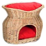 Double-Decker Kitty Basket (Holly pillow, 18x15x23)