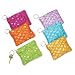 Beaded Coin Purses with Keychain (Pack of 6)