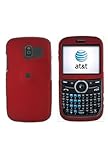 Red Rubberized Hard Phone Cover for Pantech Link P7040 AT&T Protector Case