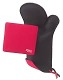 Kitchen Grips Gourmet Oven Mitt 2-Piece Set, Red
