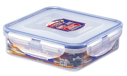 ISI HPL822 Vorratsdose 0,60l quadr. Lock&Lock, 155x155x45mm