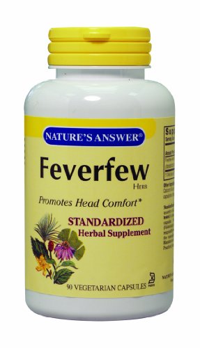 Best Price Nature's Answer Feverfew Herb Standardized, 90-Count