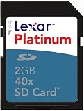 Lexar SD2GB-40-231 2 GB Platinum Secure Digital Memory Card 40x