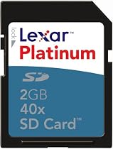 Lexar SD2GB-40-231 2 GB Platinum Secure Digital Memory Card 40x