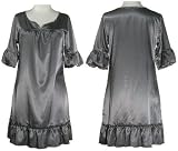 VELVET TORCH Ruffled Charmeuse Shift Dress