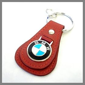 BMW Tear Drop attorney Ring Fob - Red