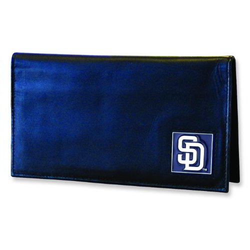 MLB San Diego Padres Leather Checkbook Cover Wallet