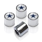 Dallas Cowboys Chrome Tire Stem Valve Caps