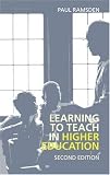 Learning to Teach in Higher Education