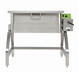 LoLo LLTS37E Electric Floor Hand Tilting Skillet - 37 Gallon