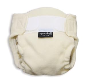 Organic Fine Melton Wool LITE Diaper Cover - Small 6-12 lbs