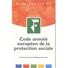 Code annot� europ�en de la protection sociale