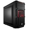 Corsair CC-9011052-WW Carbide Series SPEC-03 Mid-Tower ATX Gaming Case with Red LED Fan - Black