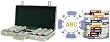 Custom Card Suited Poker chip Set w/3 Initials Printed on the chips. Includes 300 11.5 gram chips, case & more.