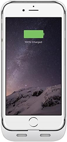 PowerSkin Spare Rechargable Battery Case for iPhone 6 - Retail Packaging - Silver