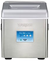 Waring Pro WIM30 Clear-Ice Professional Portable Electronic Ice Maker, Brushed Stainless Steel