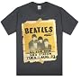 The Beatles T-shirt Shea Stadium Poster Charcoal tee