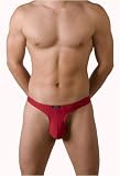 Gregg Homme men’s red push up padded thong size medium