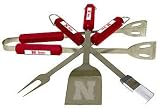 NCAA Nebraska Cornhuskers 4 Pc. BBQ Set