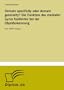 Domain specificity oder domain generality? Die Funktion des medialen Gyrus fusiformis bei der Objekterkennung: Eine fMRT-Studie (German Edition)