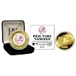 New York Yankees 24Kt Gold And Color Team Commemorative Coin