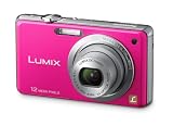 Panasonic LUMIX DMC-FS10EG-P Digitalkamera (12 Megapixel, 5-fach opt. Zoom, 6,86 cm Display, Bildstabilisator) pink