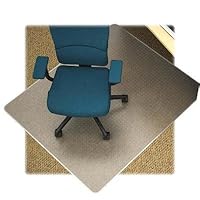 LLR69160 - Low Pile Chairmat, Rectangular 46x60, Clear