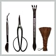Bonsai Tree Tool Kit - Joebonsai Apprentice Kit - Long Handle 4 Piece Set