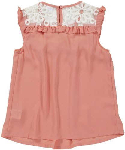Dino Bebe Girls' Ruffle Sleeve Blouse (Toddler/Kid) - Pink - 6