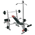 Christopeit Hantelbank Basic Concept, mit 25 kg Gewichtsset