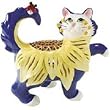 Amy Lacombe Whimsiclay Cat Mara Tea Light Holder