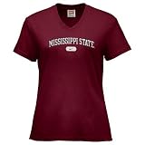 Nike Mississippi State Bulldogs Maroon Ladies Classic Arch T-shirt