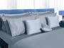 350 Thread Count Egyptian Cotton Sateen Extra Deep Pocket Sheet Set Sky Queen Sky Blue