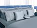 350 Thread Count Egyptian Cotton Sateen Extra Deep Pocket Sheet Set Sky Queen Sky Blu...