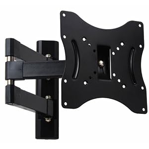 VideoSecu m63 Long Pivot Wall Mount Bracket for LCD Monitor Flat Panel Plasma TV Screen