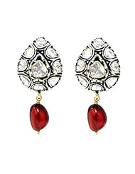14kt Yellow Gold Rose Cut Diamond Drop Earring Victorian Style Jewelry By Socheec