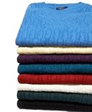 Club Room Cotton Cable Crew Sweater