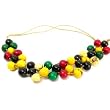 Brazilian Colorful Organic Acai Palm Tree Seed Bracelet